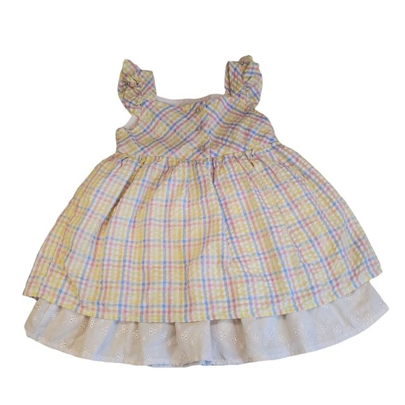 Toddler Girls Spring Floral Dress Size 24 Months Cotton Dress Youngland Kids - Picture 6 of 11